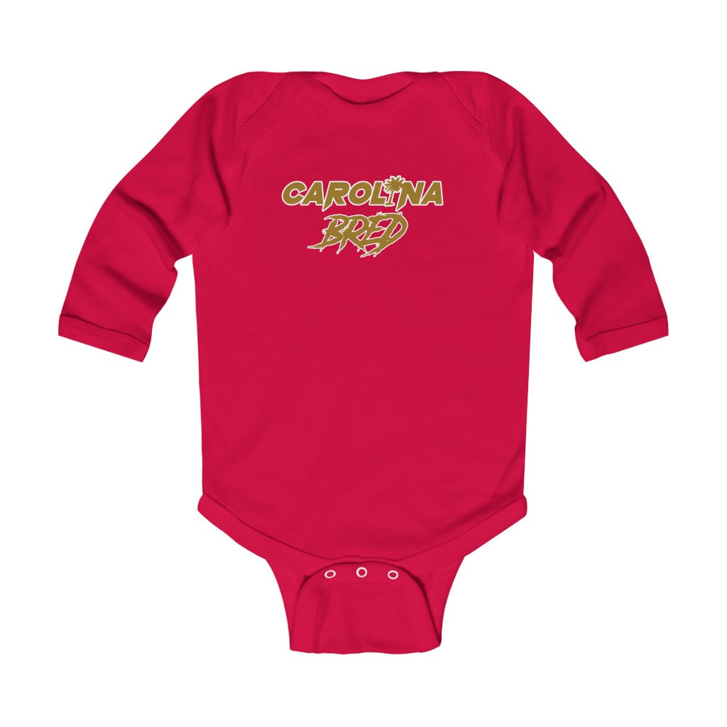 Carolina Bred - Infant Long Sleeve Gold Scheme Onesie