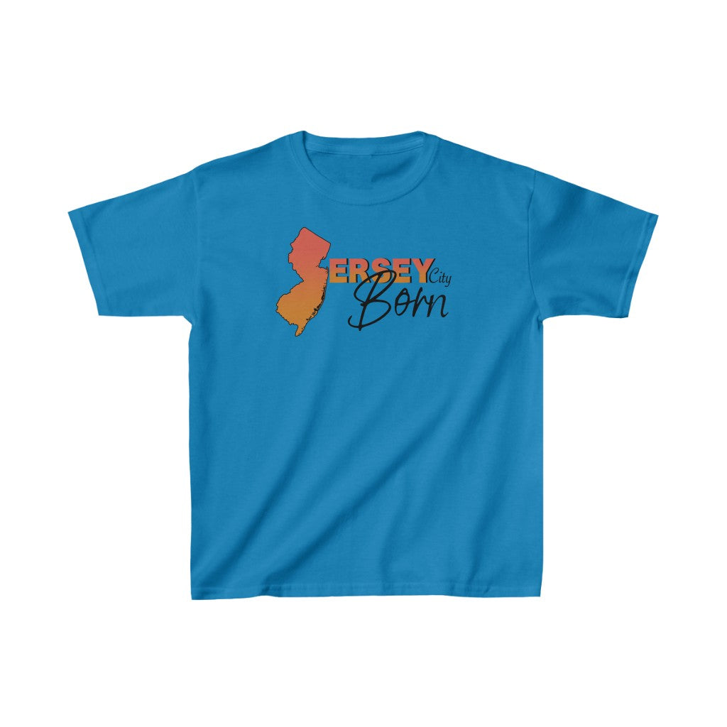 Jersey City Born - Brick Scheme Kids Heavy Tee