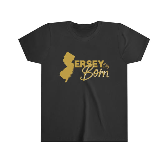 Jersey City Born - Gold White Scheme Youth Tee