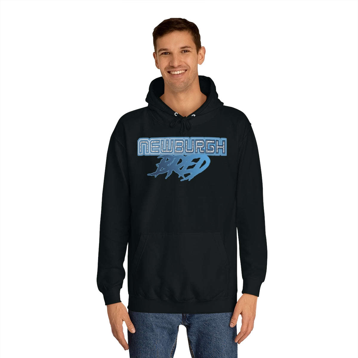 Newburgh Bred Icey Blue Scheme Unisex Hoodie