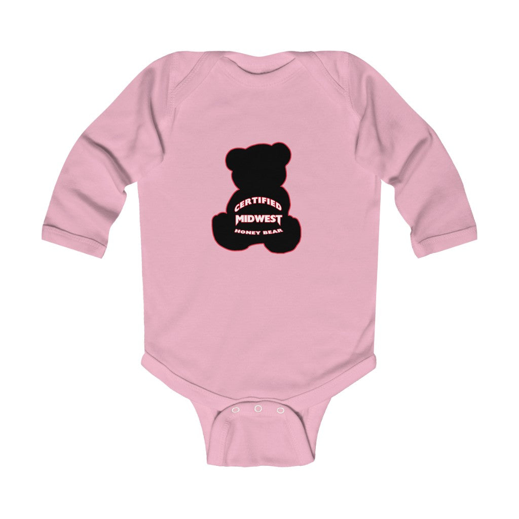 Certified Midwest Honey Bear Infant Long Sleeve Onesie