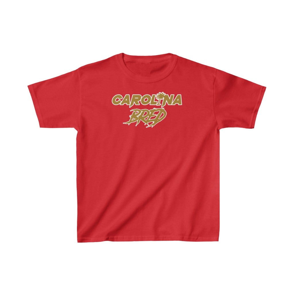 Carolina Bred  Gold Scheme Kids Heavy Tee *