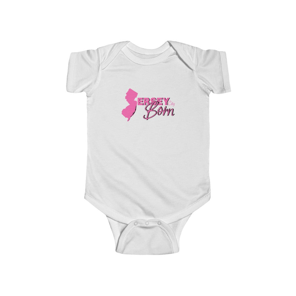Jersey City Born - Pink Scheme Onesie
