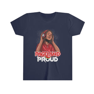 Open image in slideshow, Pageland Proud - Red Locks Tee - Wht.
