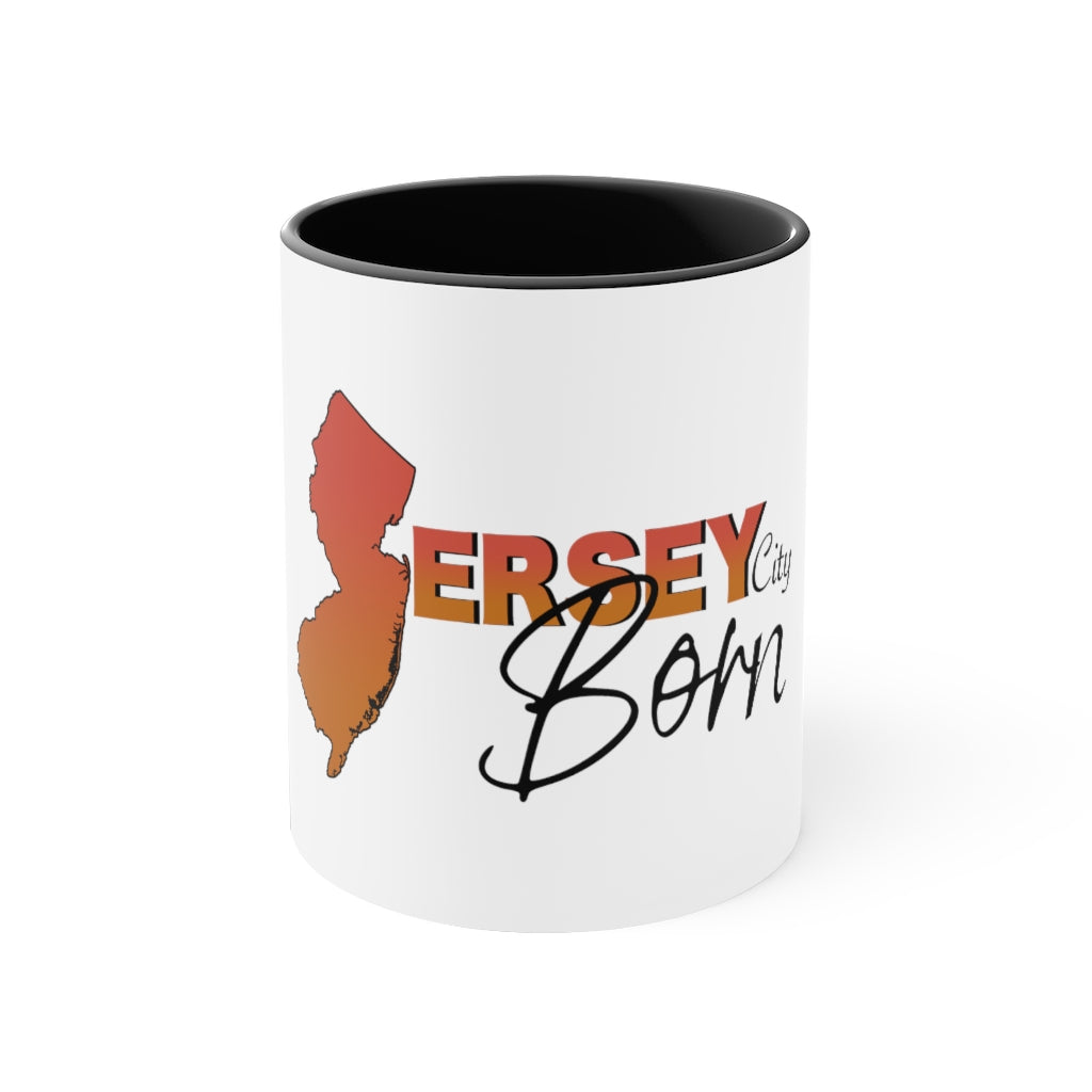 Jersey City Born Accent Coffee Mug, 11oz