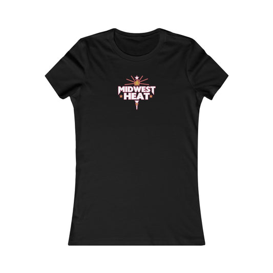Midwest Heat - White/Red Women's Tee