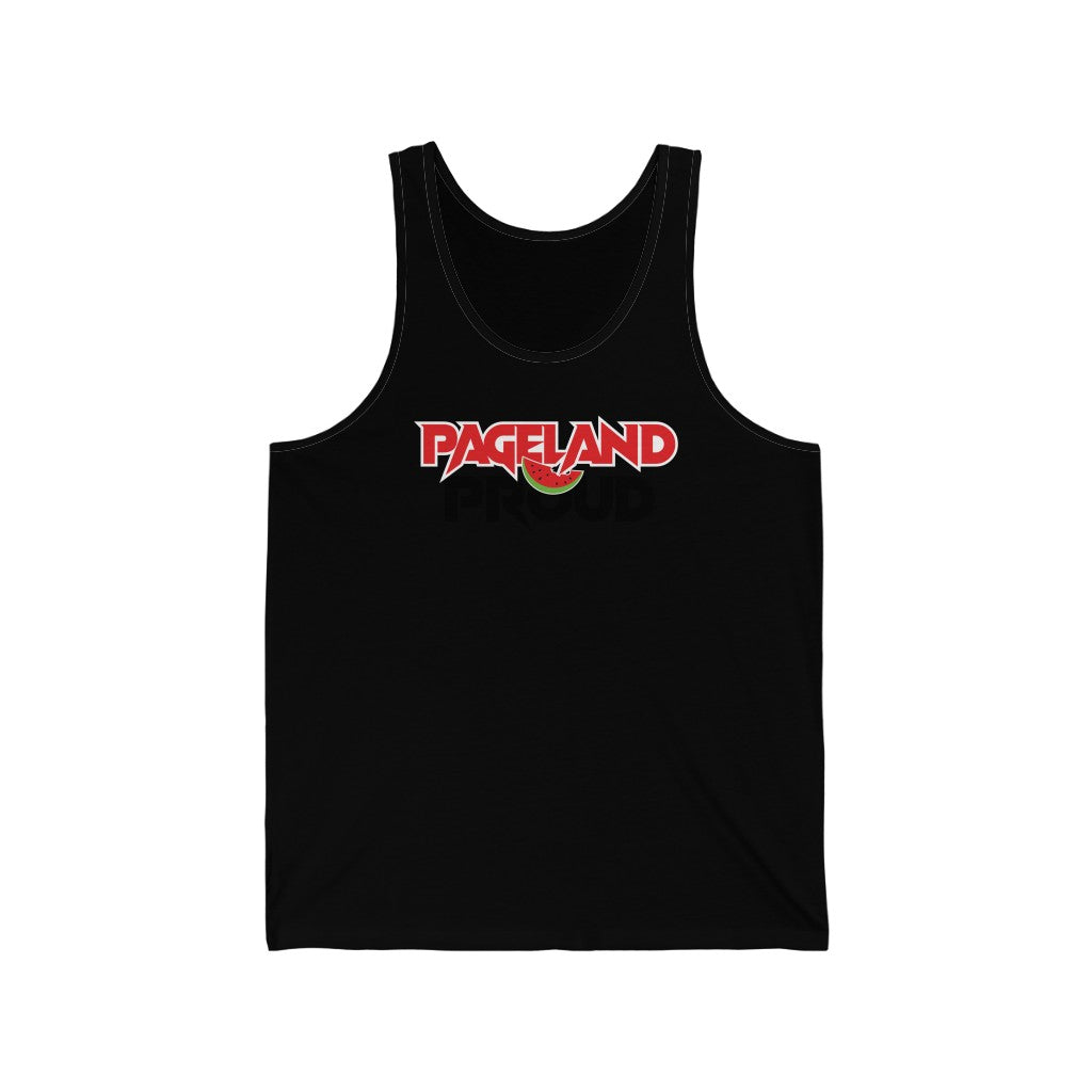 Pageland Proud -  Red Black Unisex Tank
