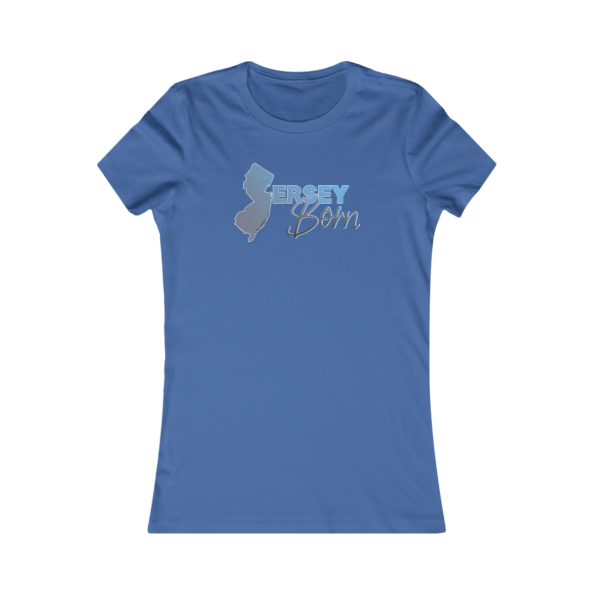 Jersey Born Icey Blue Scheme Lady Tee