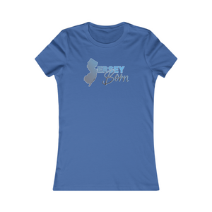 Open image in slideshow, Jersey Born Icey Blue Scheme Lady Tee
