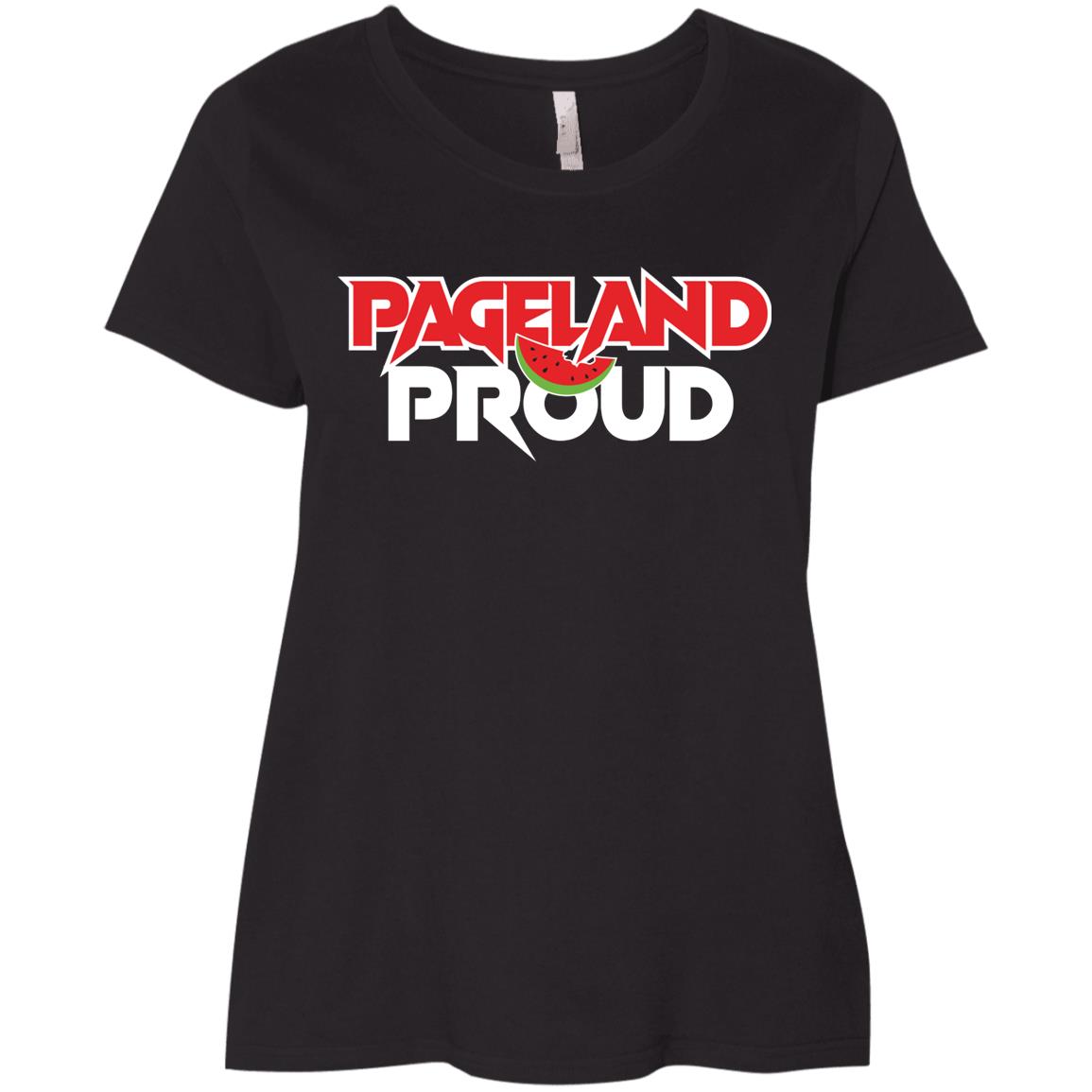 Pageland Proud 3804 Ladies' Curvy T-Shirt