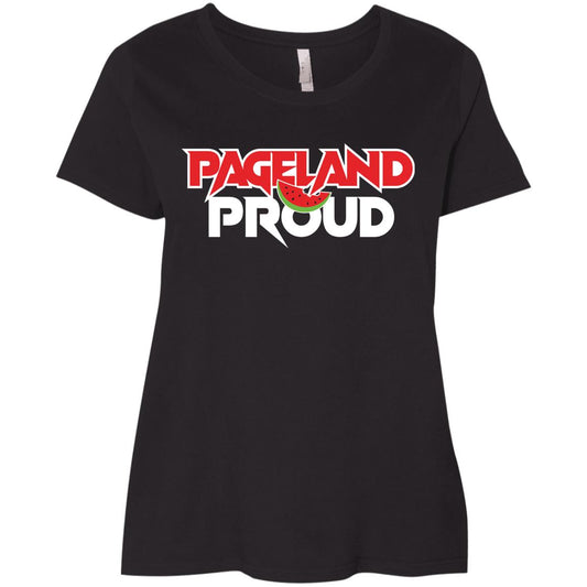 Pageland Proud 3804 Ladies' Curvy T-Shirt