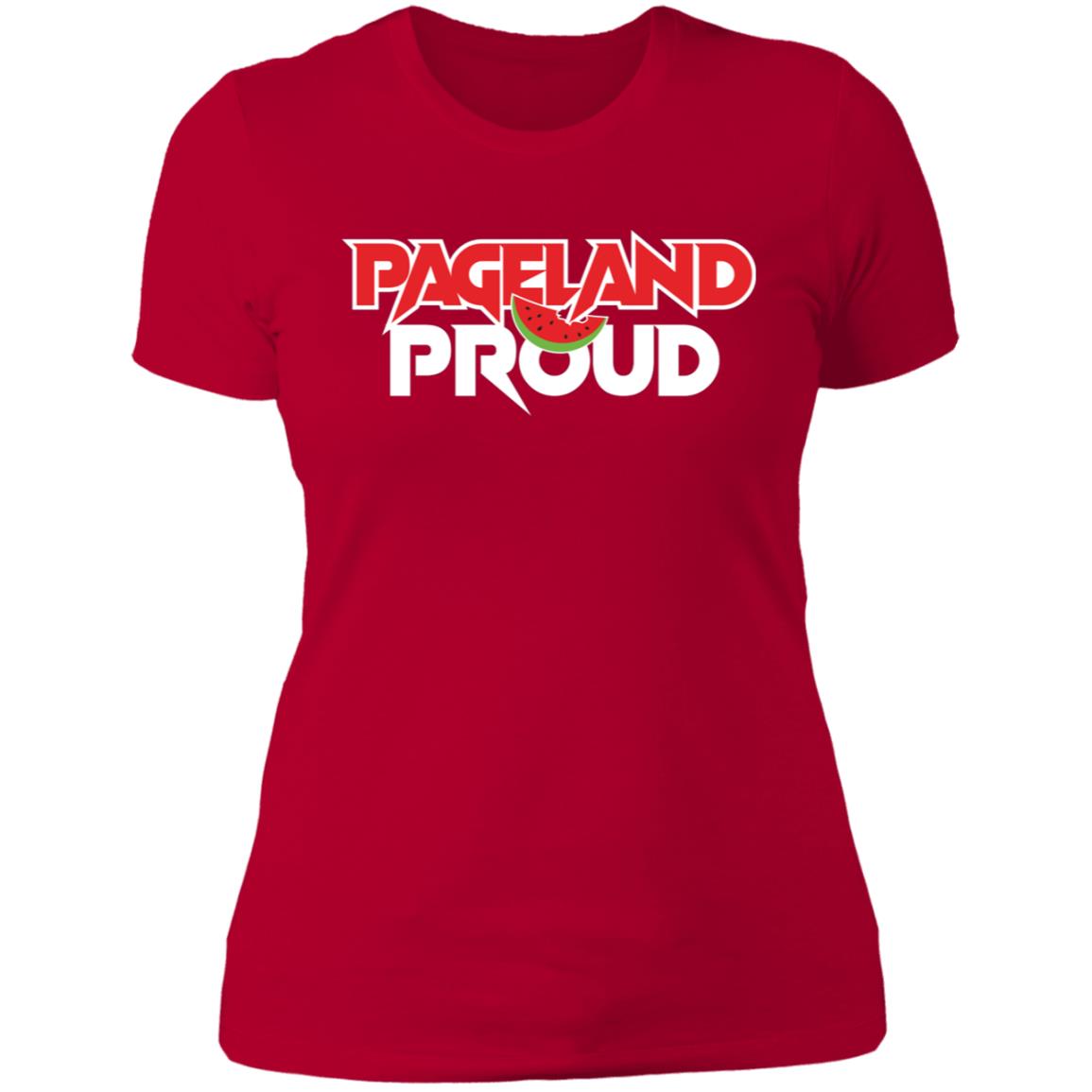 Pageland Proud - NL3900 Ladies' Boyfriend T-Shirt