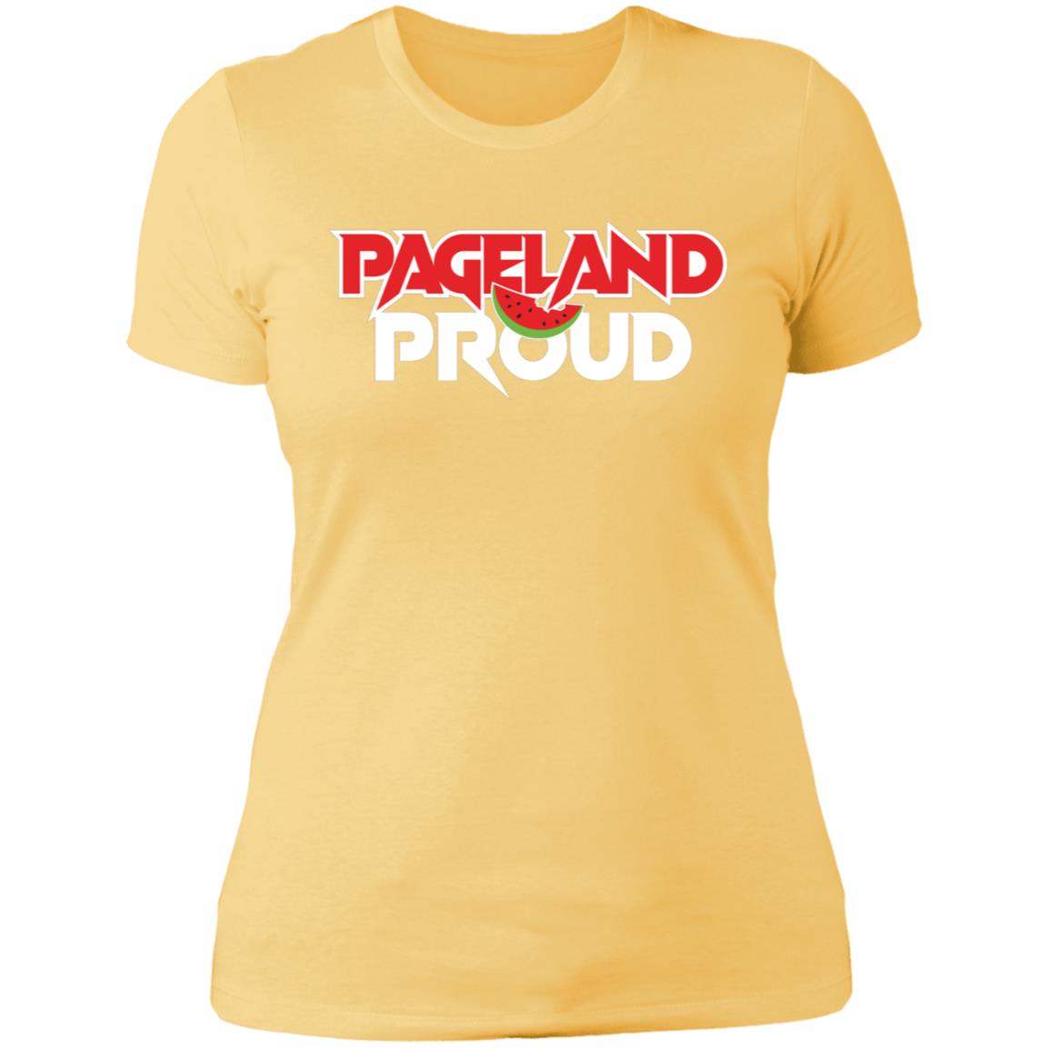 Pageland Proud - NL3900 Ladies' Boyfriend T-Shirt