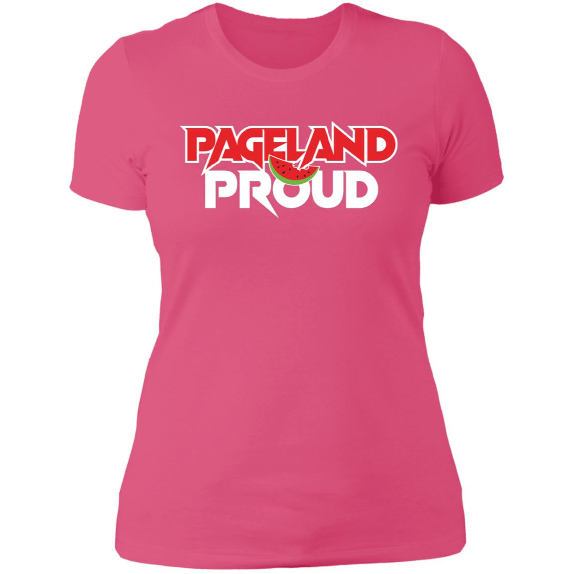 Pageland Proud - NL3900 Ladies' Boyfriend T-Shirt