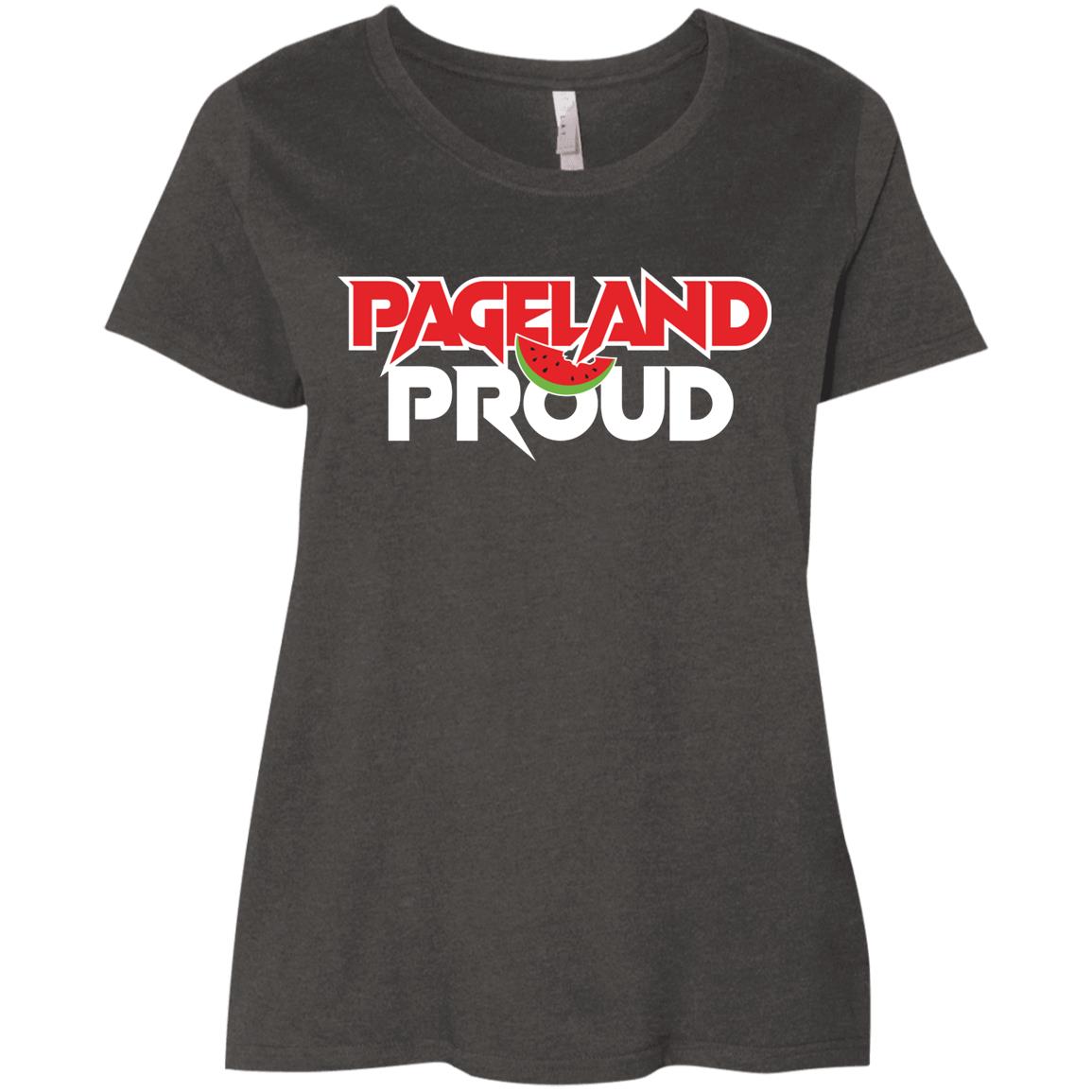 Pageland Proud 3804 Ladies' Curvy T-Shirt