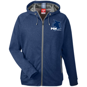 PGK Lifestyle Specialists Men's Heathered Performance Hooded Jacket