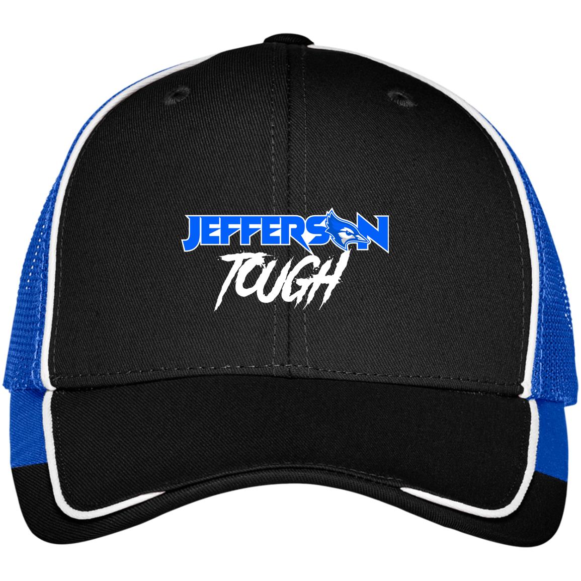 Jefferson Tough Color Block Mesh Back Cap