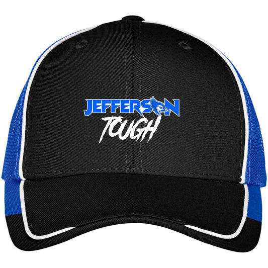 Jefferson Tough Color Block Mesh Back Cap