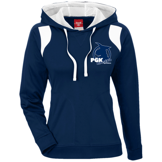 PGK Lifestyle Specialists Ladies' Colorblock Poly Hoodie
