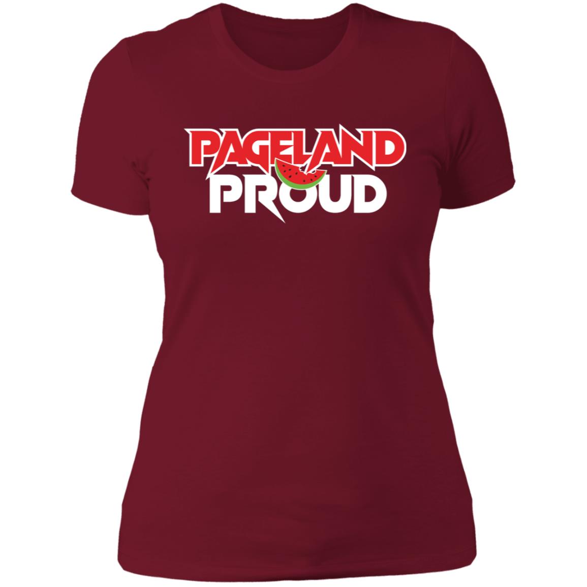 Pageland Proud - NL3900 Ladies' Boyfriend T-Shirt