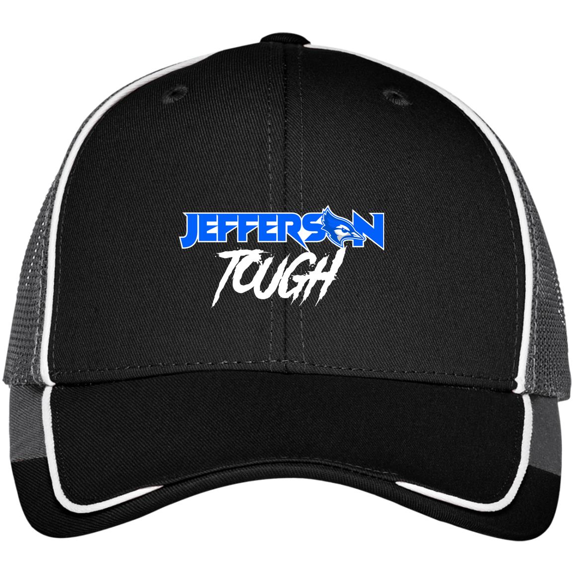 Jefferson Tough Color Block Mesh Back Cap