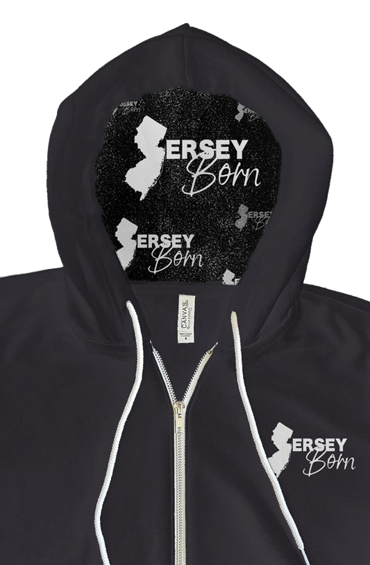 Jersey Born - Black Dust Premium Zip Hoody