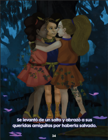 Gabrielle (Right), Tiki (Left) and Young Princess Promise