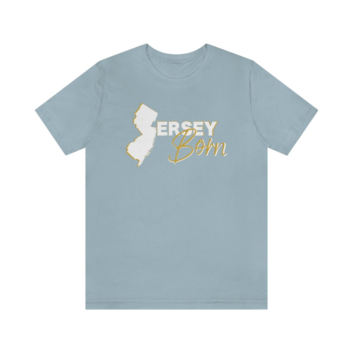 Jersey Born White Gold Scheme Tee - Unisex