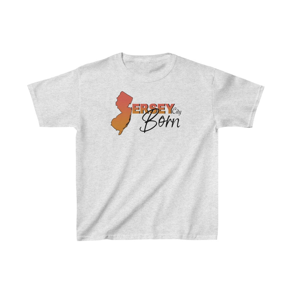 Jersey City Born - Brick Scheme Kids Heavy Tee