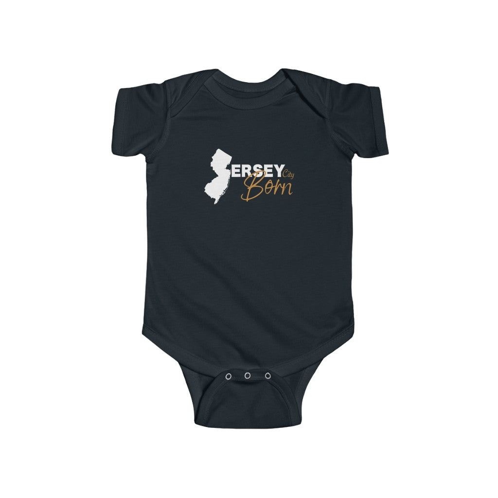 Jersey City Born - White Gold Onesie