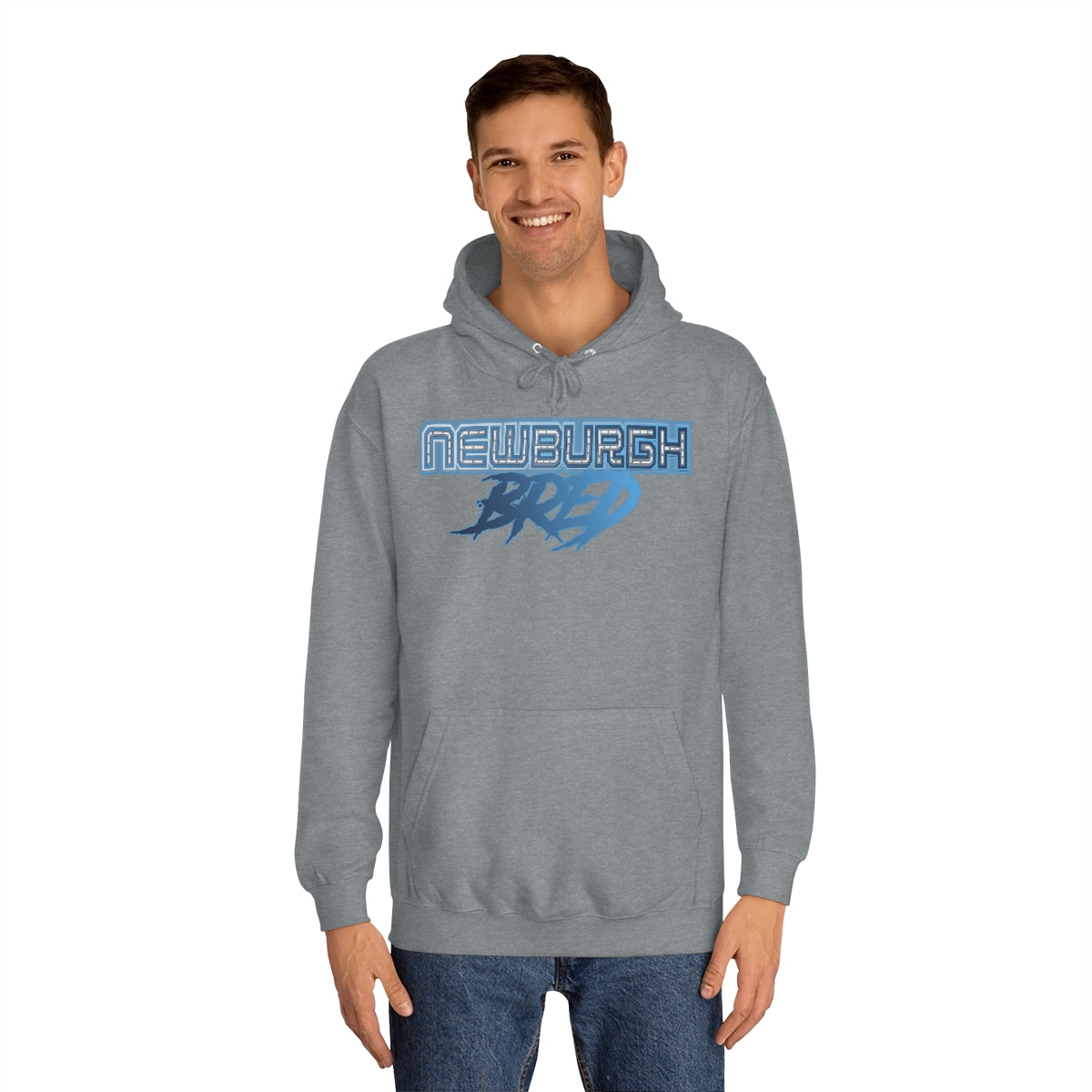 Newburgh Bred Icey Blue Scheme Unisex Hoodie