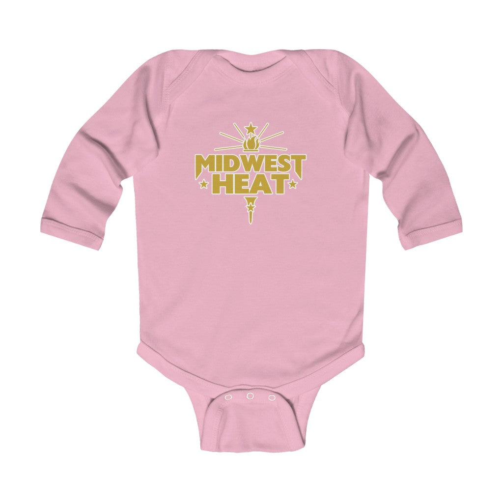 Copy of Midwest Heat - Gold Scheme Infant Long Sleeve Onesie