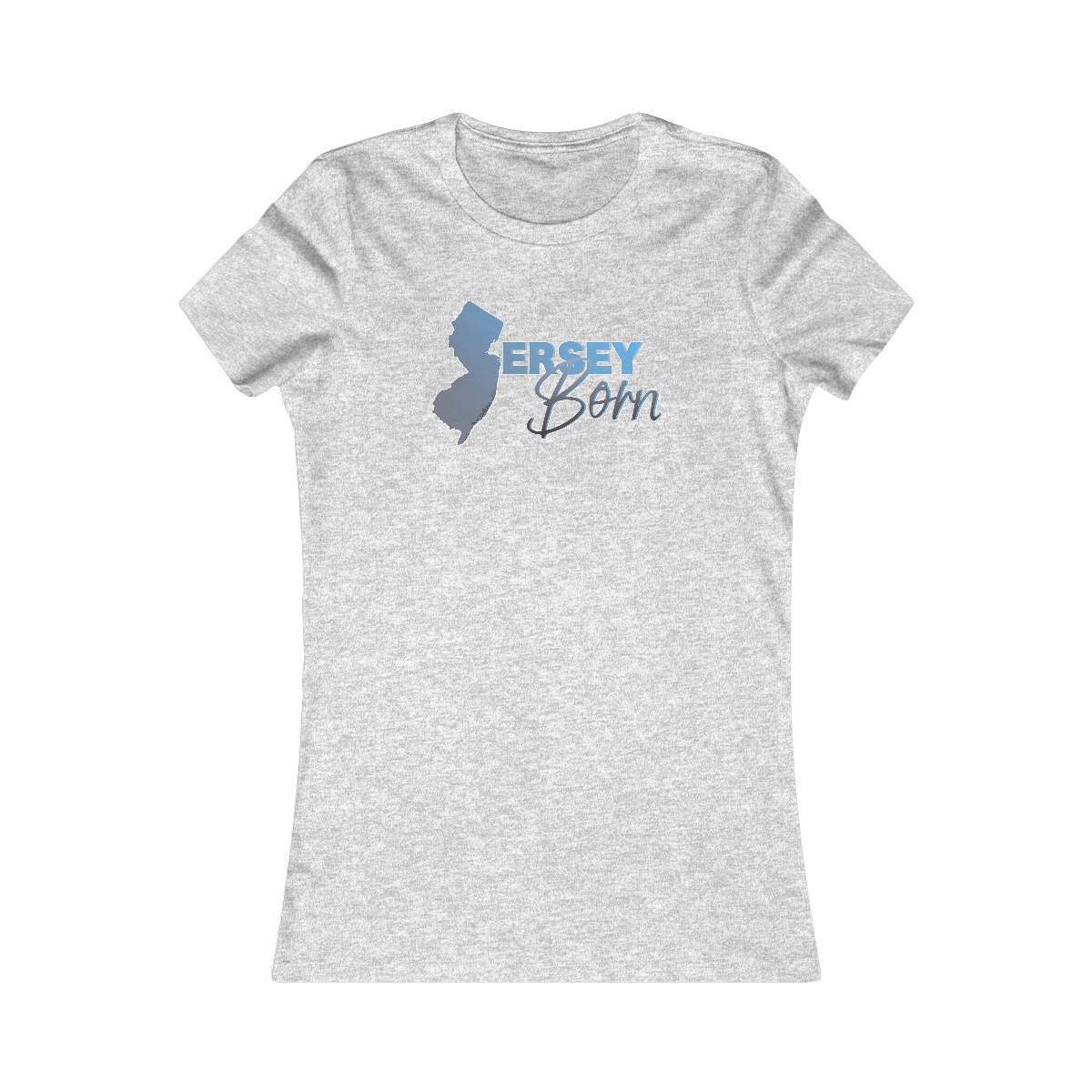 Jersey Born Icey Blue Scheme Lady Tee
