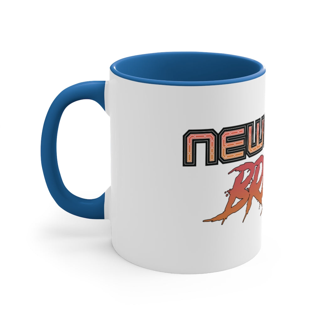 Newark Bred Fire Brick Accent Coffee Mug, 11oz