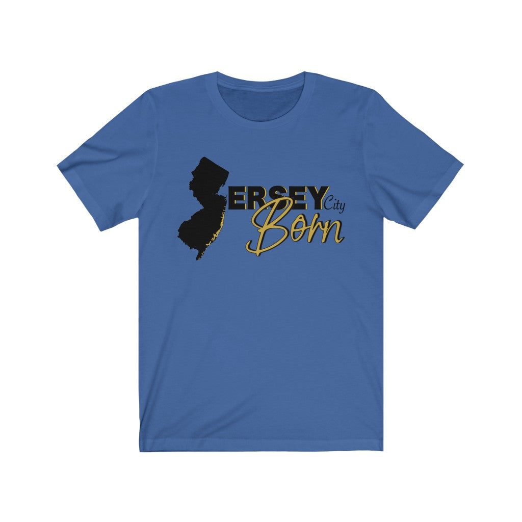 Jersey City Born - Black Gold Scheme Unisex Tee