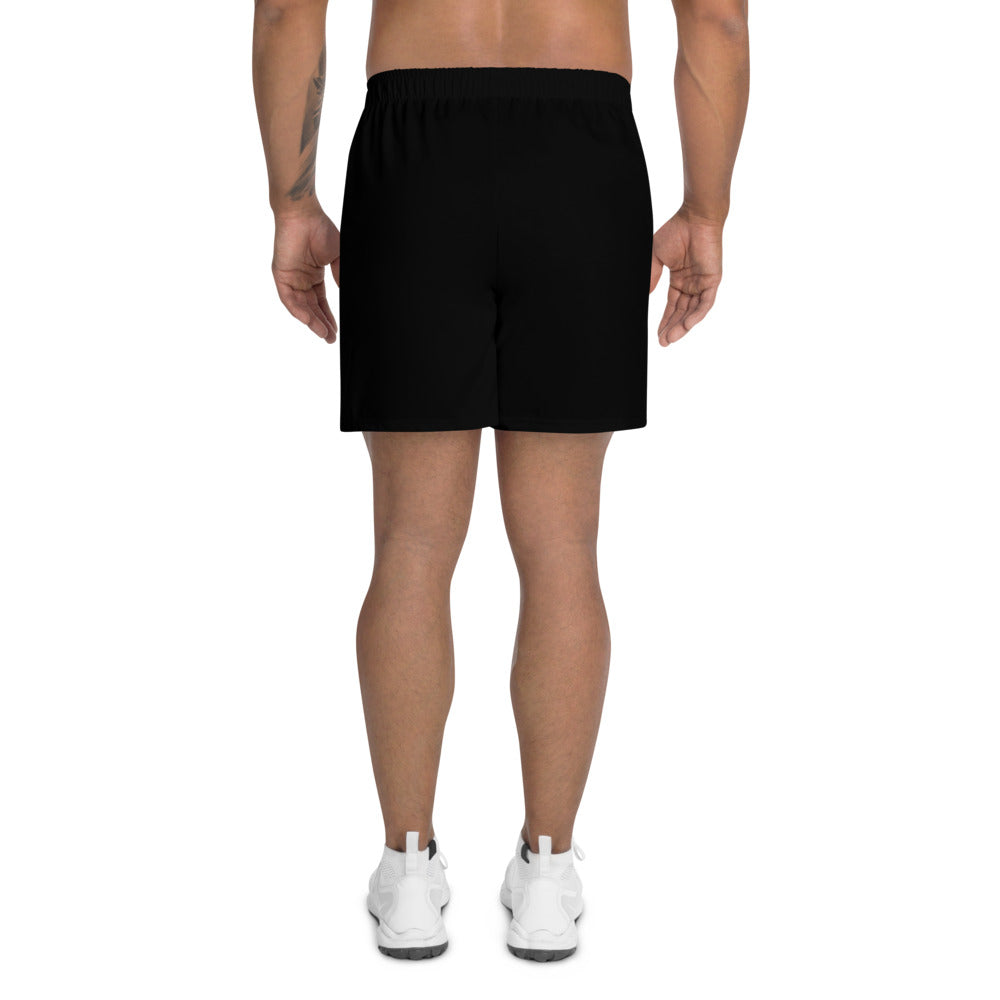 Carolina - Black White Scheme Men's Athletic Long Shorts