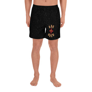ABQ Bred - Black Tan Men's Athletic Long Shorts