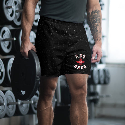 ABQ Bred - Black Red Men's Long Shorts