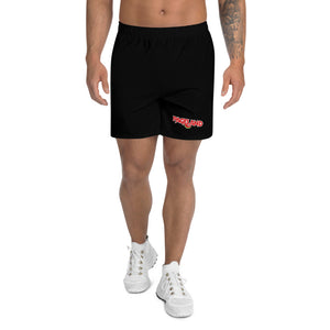 Open image in slideshow, Pageland Black Men&#39;s Athletic Long Shorts
