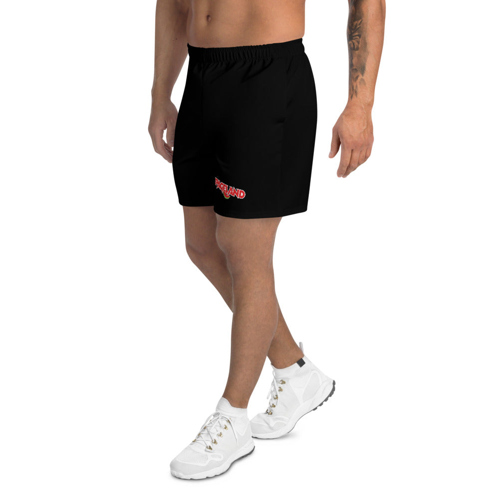 Pageland Black Men's Athletic Long Shorts
