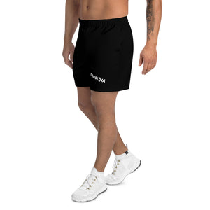 Carolina - Black White Scheme Men's Athletic Long Shorts