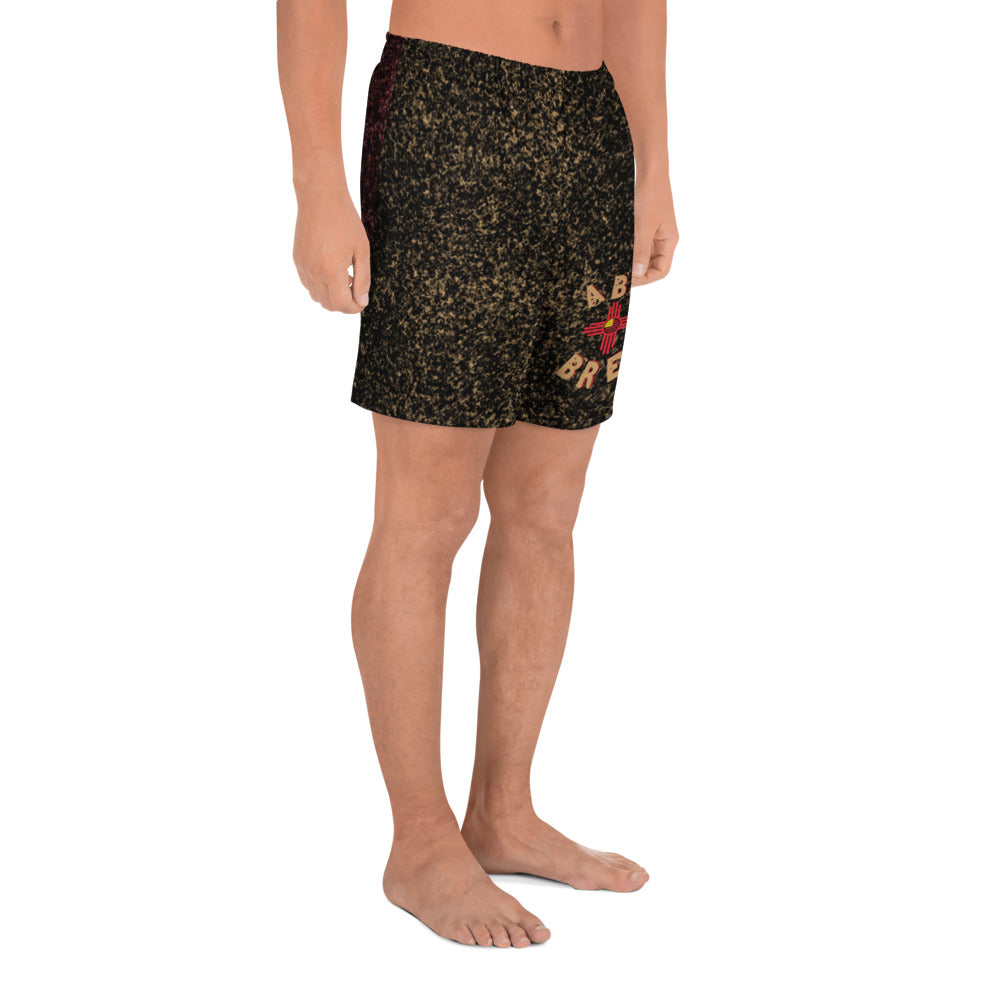 ABQ Bred - Black Tan Men's Athletic Long Shorts