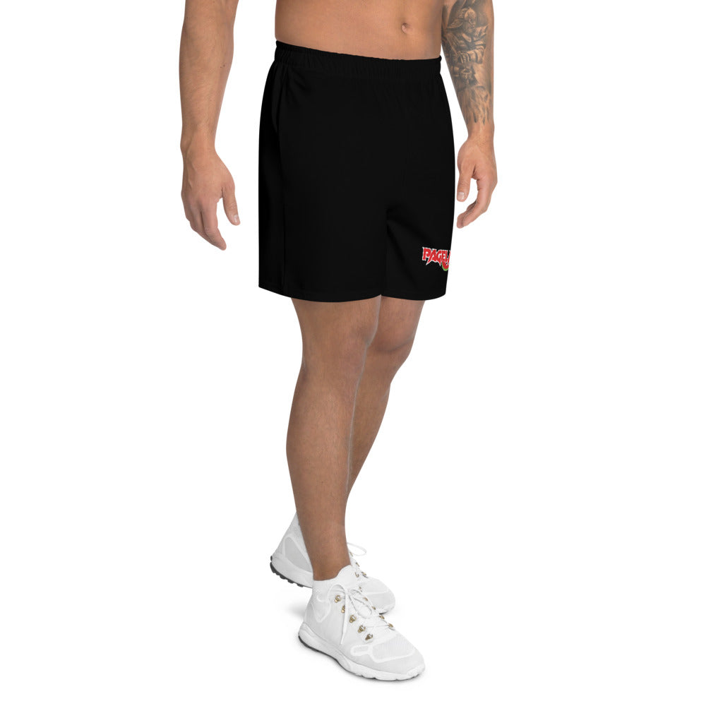 Pageland Black Men's Athletic Long Shorts