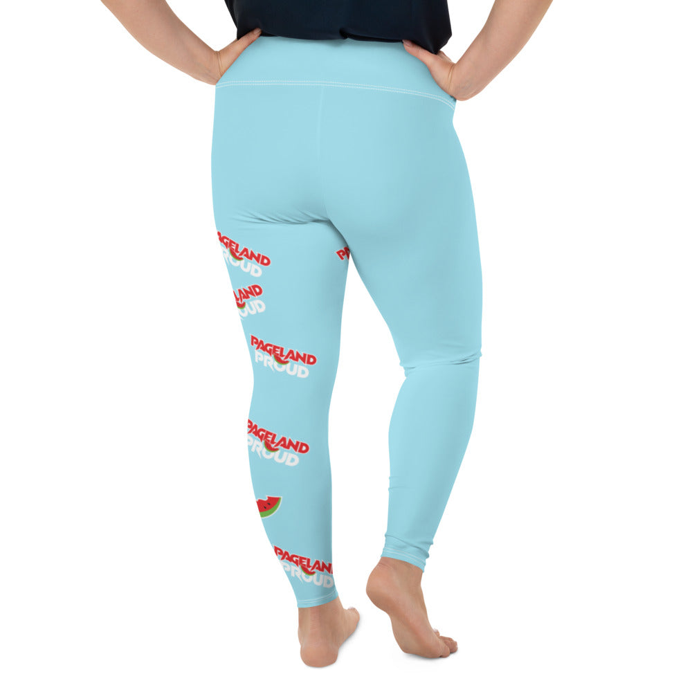 Pageland Proud - All-Over Print Plus Size Leggings