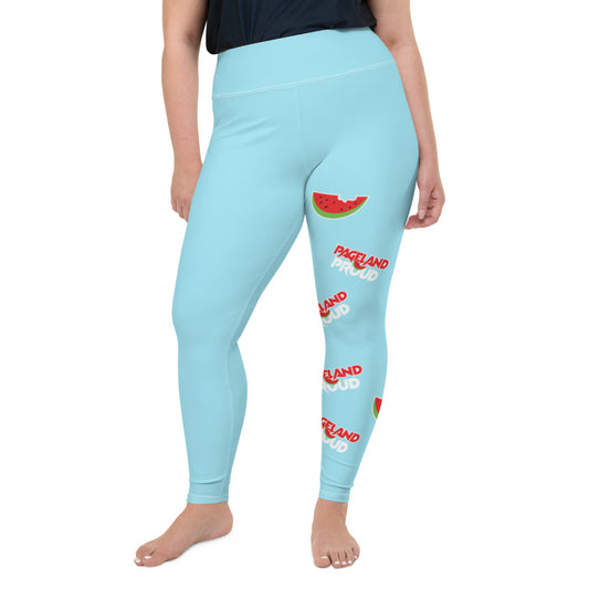 Pageland Proud - All-Over Print Plus Size Leggings