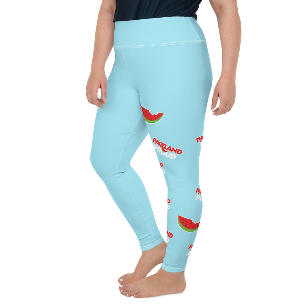 Pageland Proud - All-Over Print Plus Size Leggings