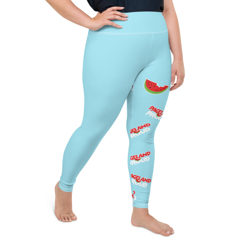 Pageland Proud - All-Over Print Plus Size Leggings