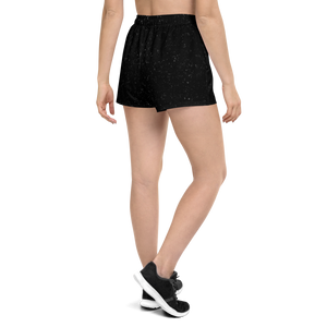ABQ Bred - Black White Lady Athletic Short Shorts