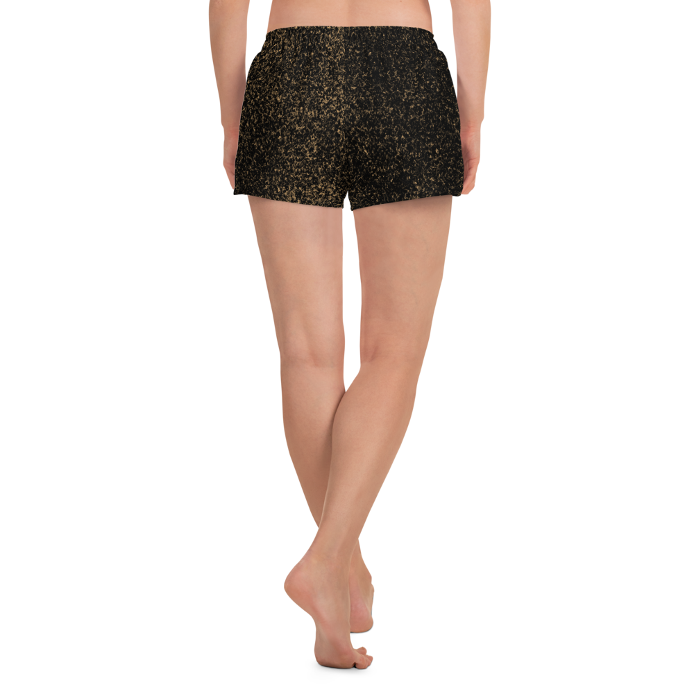 Carolina Bred - Gold Dust Lady Athletic Short Shorts