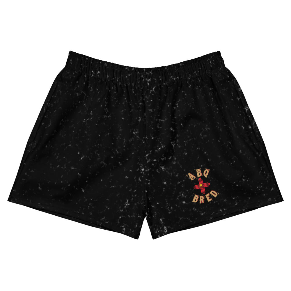 ABQ Bred - Black Tan Lady Athletic Short Shorts